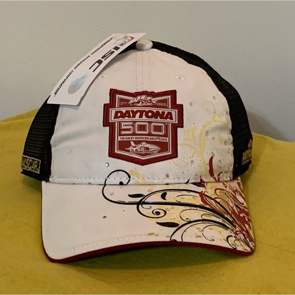 *NWT* ISC NASCAR Daytona 500 57th Annual (2015) Trucker Logo Baseball Cap - Picture 2 of 13